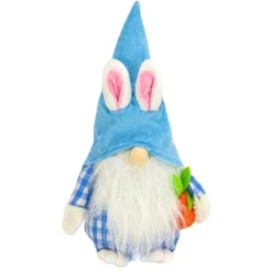 Hot 11 in. Blue Easter Bunny Gnome Table Decoration Table Decorations