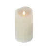 Online 3 in. by 7 in. HGTV Home Collection Flameless Heritage Pillar Candle, Ivory Decorative Accents