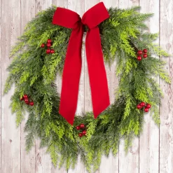 Sale 24 in. Christmas Classic Wreath 21-24 Inch Christmas Wreaths