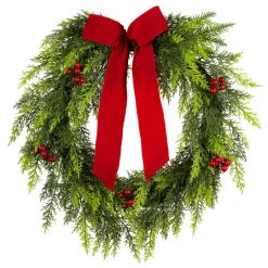 Sale 24 in. Christmas Classic Wreath 21-24 Inch Christmas Wreaths