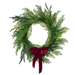 New 24 in. Christmas Cottage Wreath 21-24 Inch Christmas Wreaths