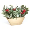 22 in. Christmas Eucalyptus and Berry Arrangement Centerpieces