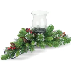 Sale 30 in. Crestwood Spruce Centerpiece and Candle Holder Centerpieces