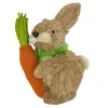 Discount 12 in. Cute Easter Bunny Holding Carrot Table Decoration Table Decorations