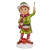 Clearance 37 in. Drumming Pixie Elf with Multicolor Lights Decorative Accents