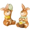 Discount 7 in. Easter Bunnies Holding Eggs Table Decoration Table Decorations