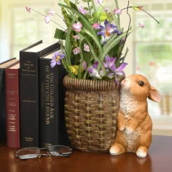 Outlet 7 in. Easter Rabbit Flower Pot Decoration Table Decorations