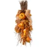 Best 18 in. Fall Teardrop Wall Decoration with Pumpkins, Berry Clusters, Maple Leaves, Branches Fall Decorations