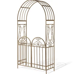 New 93 in. Garden Accents Gated Archway Decorative Accents