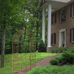 New 93 in. Garden Accents Gated Archway Decorative Accents