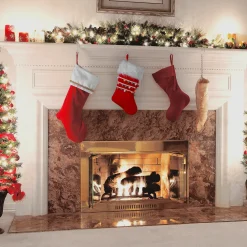 Online 19 in. General Store Collection Red Velvet Stocking Stockings