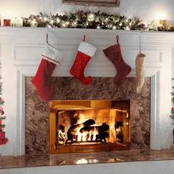 Outlet 21 in. General Store Collection Jester Style Red Stocking Stockings