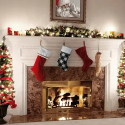 Online 19 in. General Store Collection Plaid Stocking Stockings