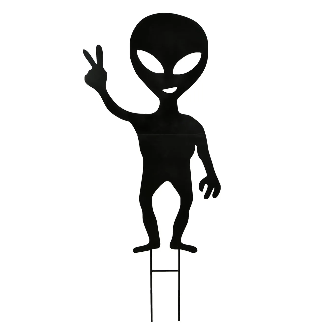Online 38 in. Halloween Alien Garden Stakes Outdoor Lawn Decoration Outdoor Decorations