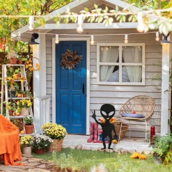 Online 38 in. Halloween Alien Garden Stakes Outdoor Lawn Decoration Outdoor Decorations