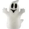 New 9 in. Halloween Changes Color White Ghost Decoration with LED Lights Indoor Decorations