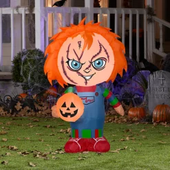 Best 42 in. Halloween Chucky Inflatable Decoration Inflatable Decorations
