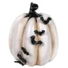 Online 9 in. Halloween Crawling Bats Pumpkin Tabletop Decoration Indoor Decorations