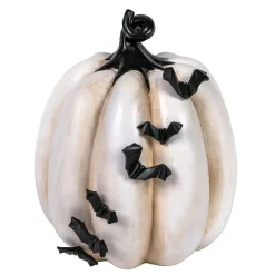 Online 9 in. Halloween Crawling Bats Pumpkin Tabletop Decoration Indoor Decorations