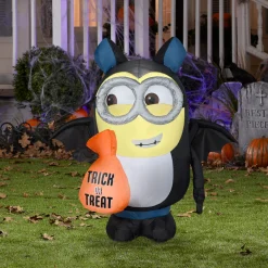Best 42 in. Halloween Dave in Bat Costume Airblown Inflatable Decoration Inflatable Decorations