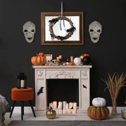 Discount 15 in. Halloween Driftwood Ghost Tabletop Decoration Indoor Decorations