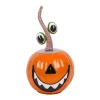 Outlet 15 in. Halloween Floating Eyes Metal Pumpkin Decoration Outdoor Decorations