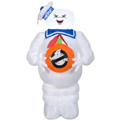 Sale 42 in. Halloween Ghostbusters Marshmallow Man Inflatable Decoration Inflatable Decorations