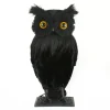 Hot 11 in. Halloween Lifelike Owl Tabletop Decoration Indoor Decorations