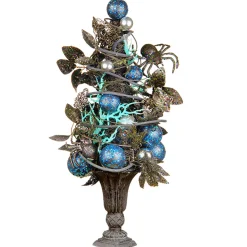 Clearance 23 in. Halloween Ornament Tree in Urn Base Indoor Decorations