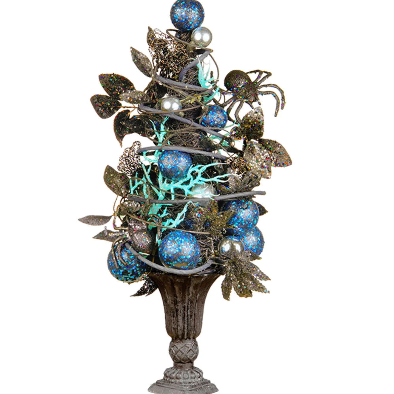 Clearance 23 in. Halloween Ornament Tree in Urn Base Indoor Decorations