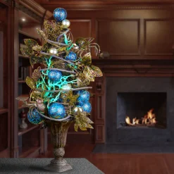 Clearance 23 in. Halloween Ornament Tree in Urn Base Indoor Decorations