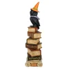 New 32 in. Halloween Owl on Stacked Books Tabletop Decoration Indoor Decorations