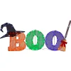 Best 23 in. Halloween Pre-Lit BOO Light Up Sign Outdoor Decoration with LED Lights Outdoor Decorations