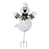 New 32 in. Halloween Pre-Lit Boo Ghost Lawn Decoration with LED Lights Outdoor Decorations