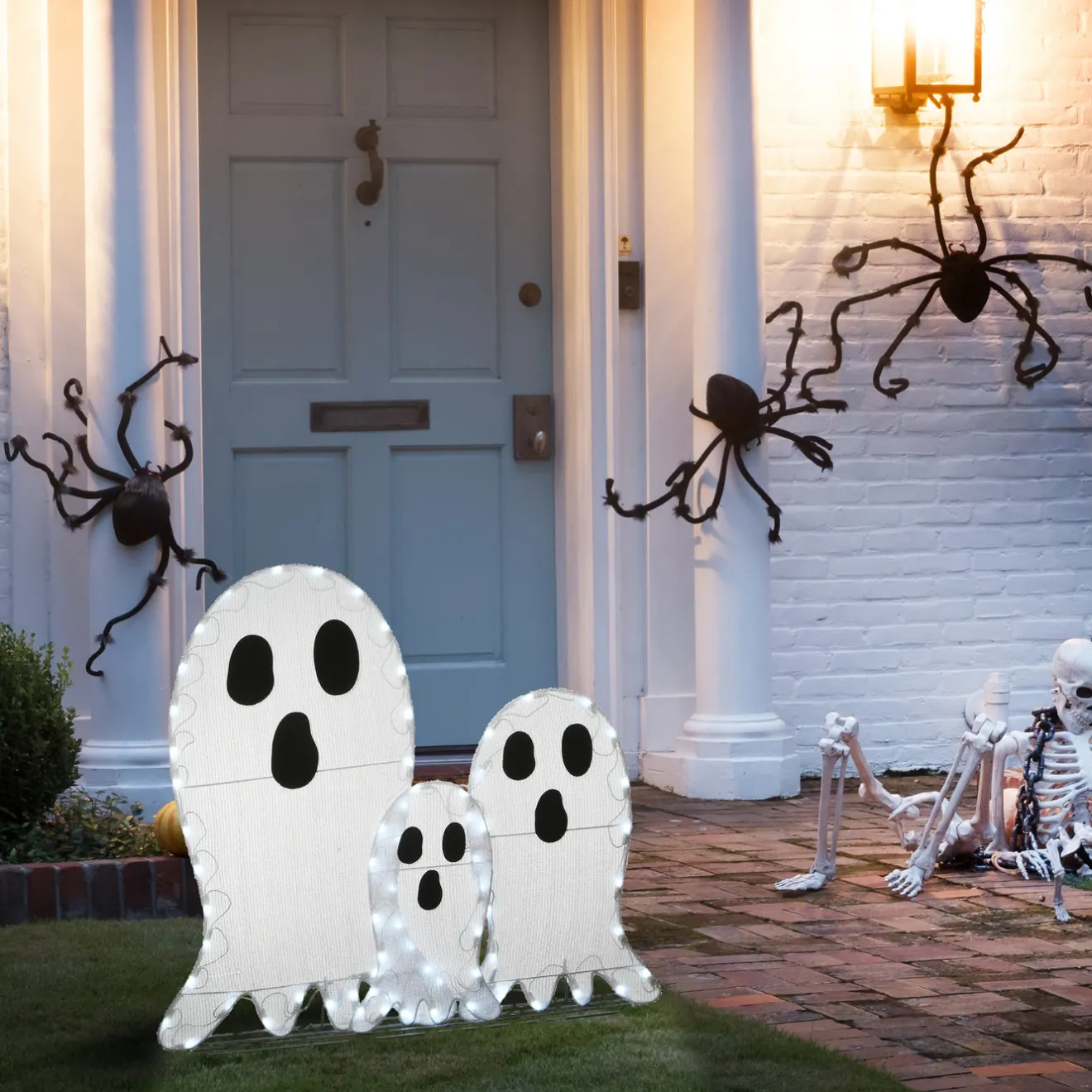Sale 36 in. Halloween Pre-Lit Ghost Trio Outdoor Decoration with LED Lights Outdoor Decorations