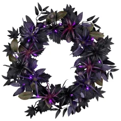 Hot 24 in. Halloween Scare in the Air Wreath with LED Lights Wreaths
