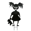 Online 38 in. Halloween Scary Girl Garden Stakes Outdoor Lawn Decoration Outdoor Decorations