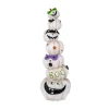 Hot 47 in. Halloween Stacked White Jack-O-Lanterns Decoration Indoor Decorations