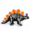 Outlet 12 in. Halloween Stegosaurus Dinosaur Skeleton Tabletop Decoration Indoor Decorations