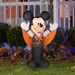 Outlet 42 in. Halloween Vampire Mickey Mouse Inflatable Decoration Inflatable Decorations