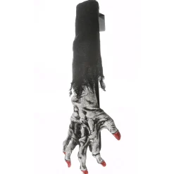 Clearance 18 in. Halloween White Zombie Arm and Hand Wreath Hanger Wreaths