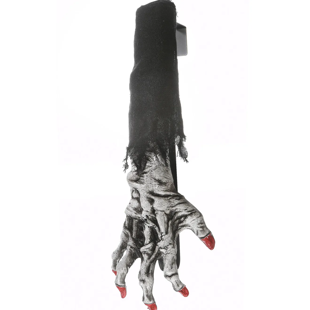 Clearance 18 in. Halloween White Zombie Arm and Hand Wreath Hanger Wreaths