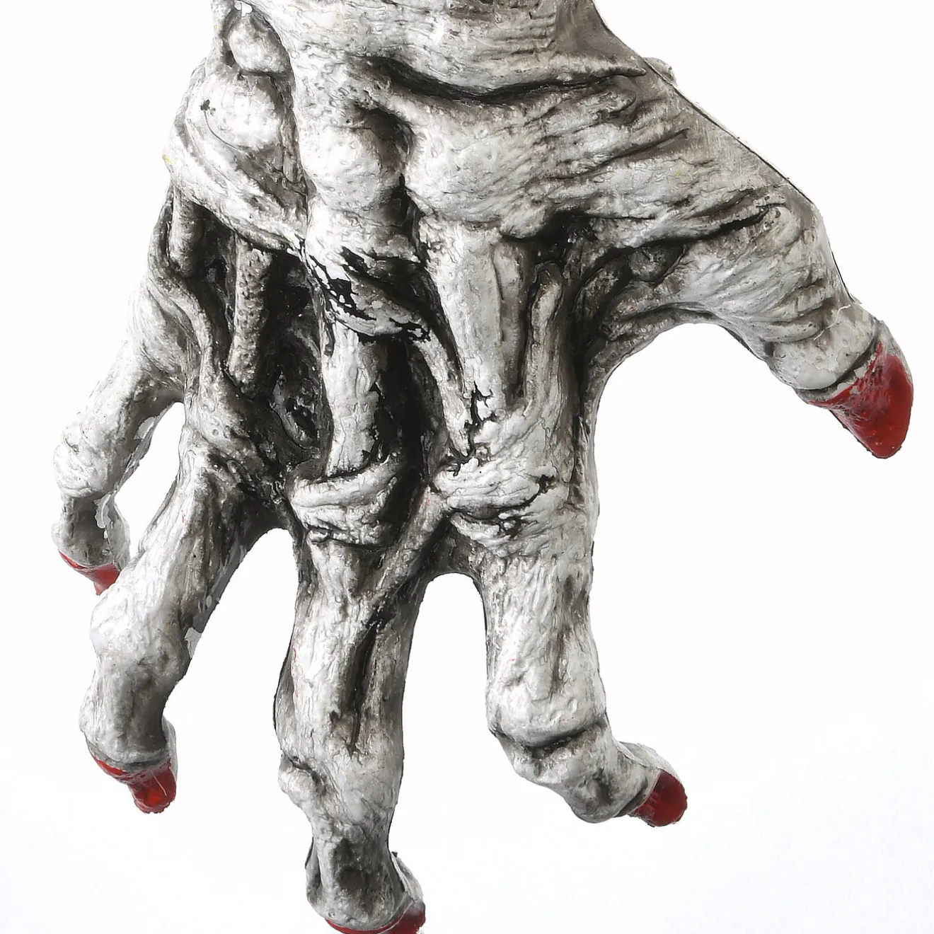 Clearance 18 in. Halloween White Zombie Arm and Hand Wreath Hanger Wreaths