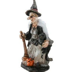 Online 18 in. Halloween Witch Holding Black Cane Table Decoration Indoor Decorations