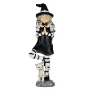 Discount 9 in. Halloween Witch in a Yoga Pose Tabletop Decoration Indoor Decorations