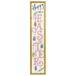 New 43 in. Happy Easter Sign Porch Decoration Outdoor Decorations