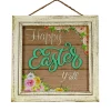 Clearance 10 in. Happy Easter Y'all Hanging Wall Sign Decoration Wall Decorations