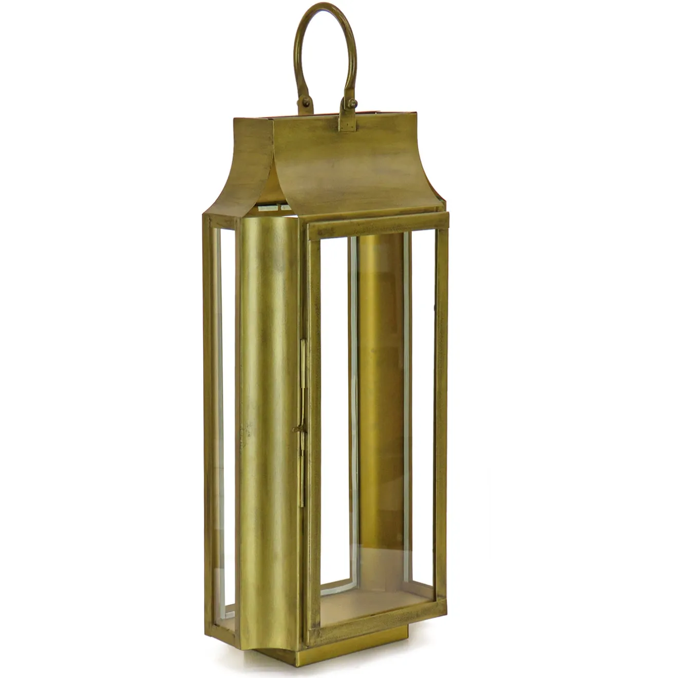 Sale 25 in. HGTV Home Collection Antique Bronze Lantern, Large Decorative Accents