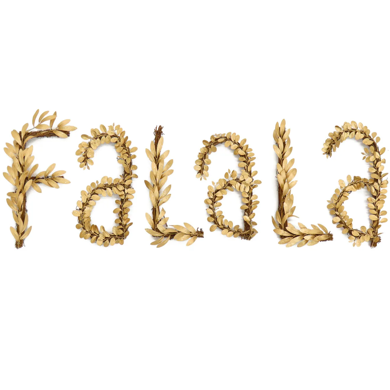 Hot 7 in. HGTV Home Collection Fa La La Wall Decoration Decorative Accents