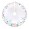 Sale 52 in. HGTV Home Collection Village Scene Tree Skirt Tree Skirts & Collars